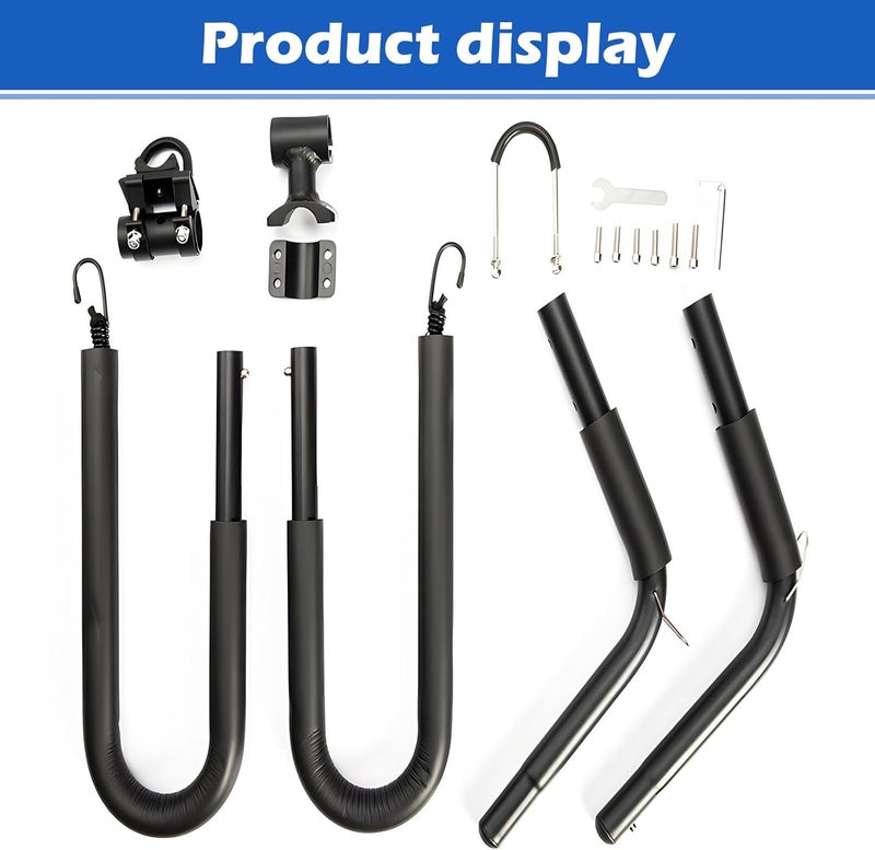 DTNESS Bicycle Surfboard Racks, Bike Surf Board Holder for Shortboards, Longboards, SUP Paddleboards, Skis, Windsurfing Boards, Outdoor Sports Surfing Wakeboard Carrier Mount for Bike - Image 5